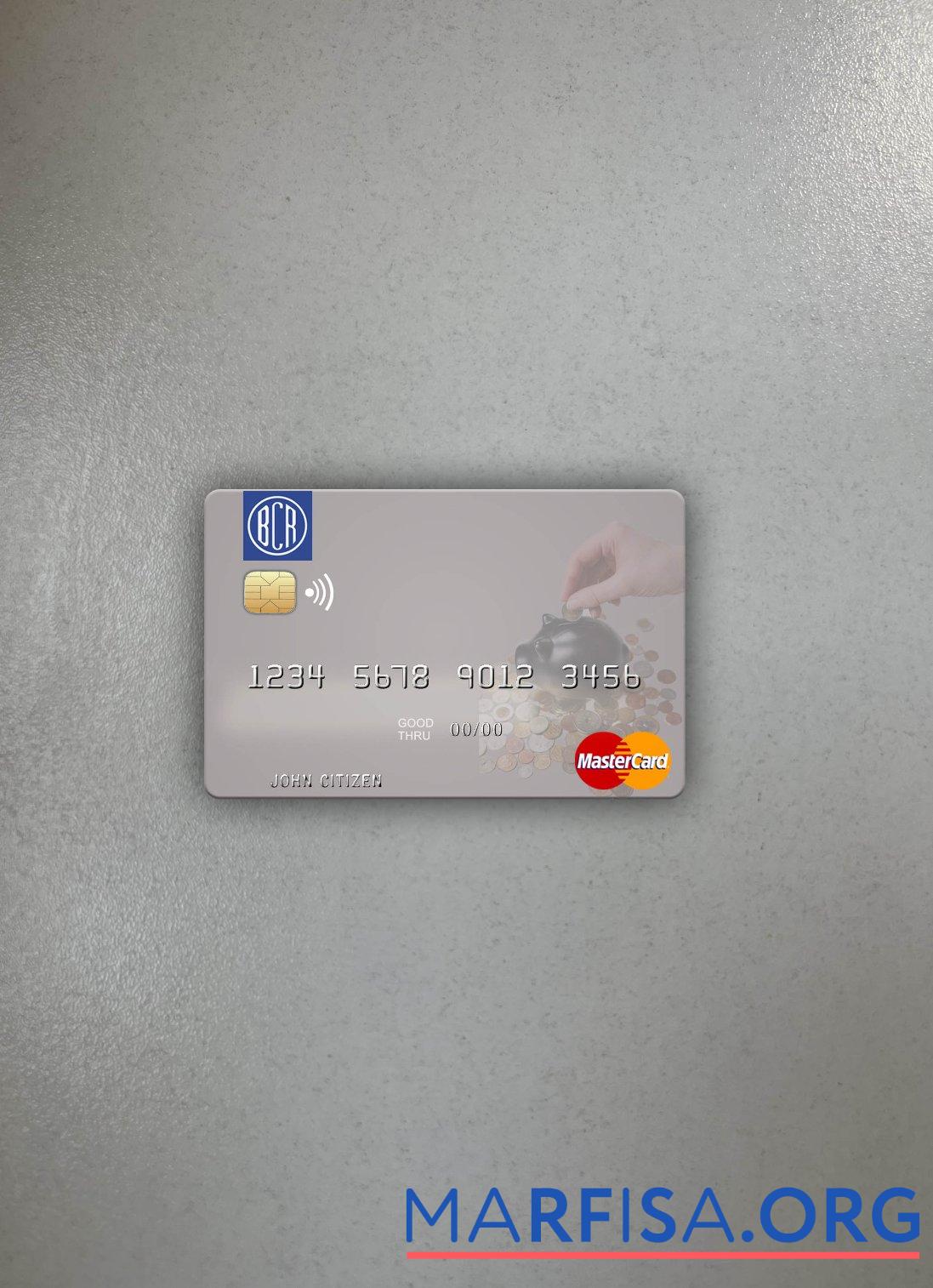 Printable El Salvador Banco Central de Reserva de El Salvador mastercard photolook front real example